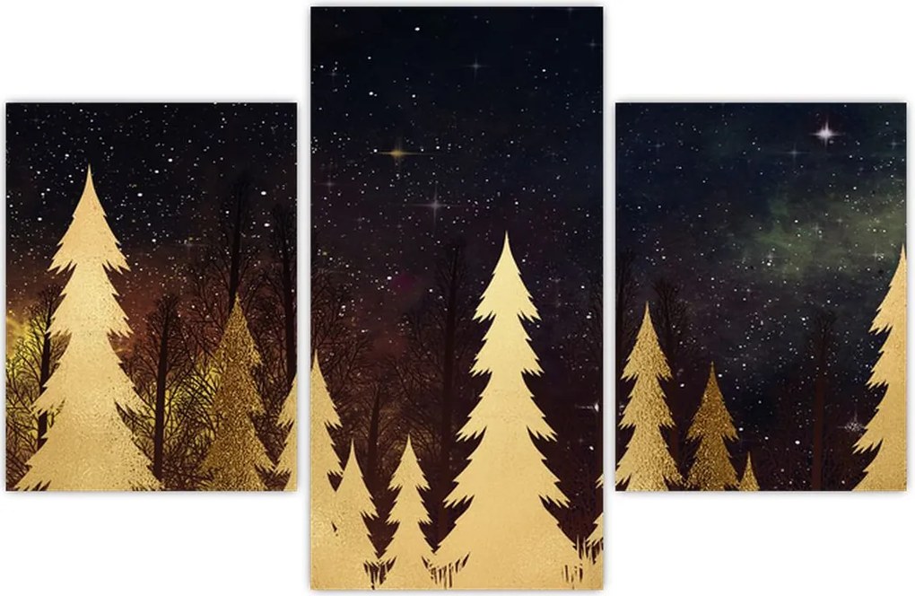 Tablou - Noapte de aur (90x60 cm)