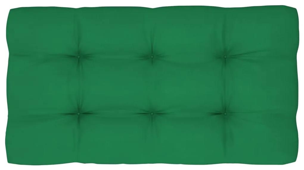 Canapea de mijloc de gradina din paleti, alb, lemn pin tratat Verde, canapea de mijloc, Alb, 1