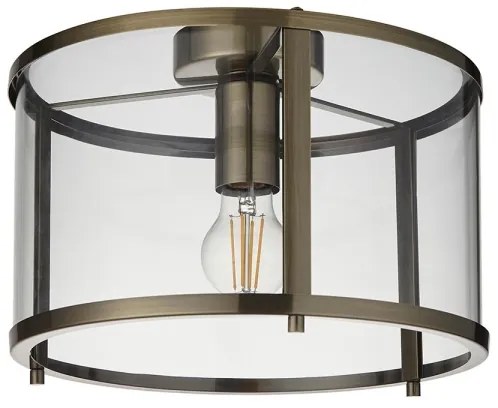 Endon 103112 - Plafonieră HOPTON 1xE27/10W/230V crom mat