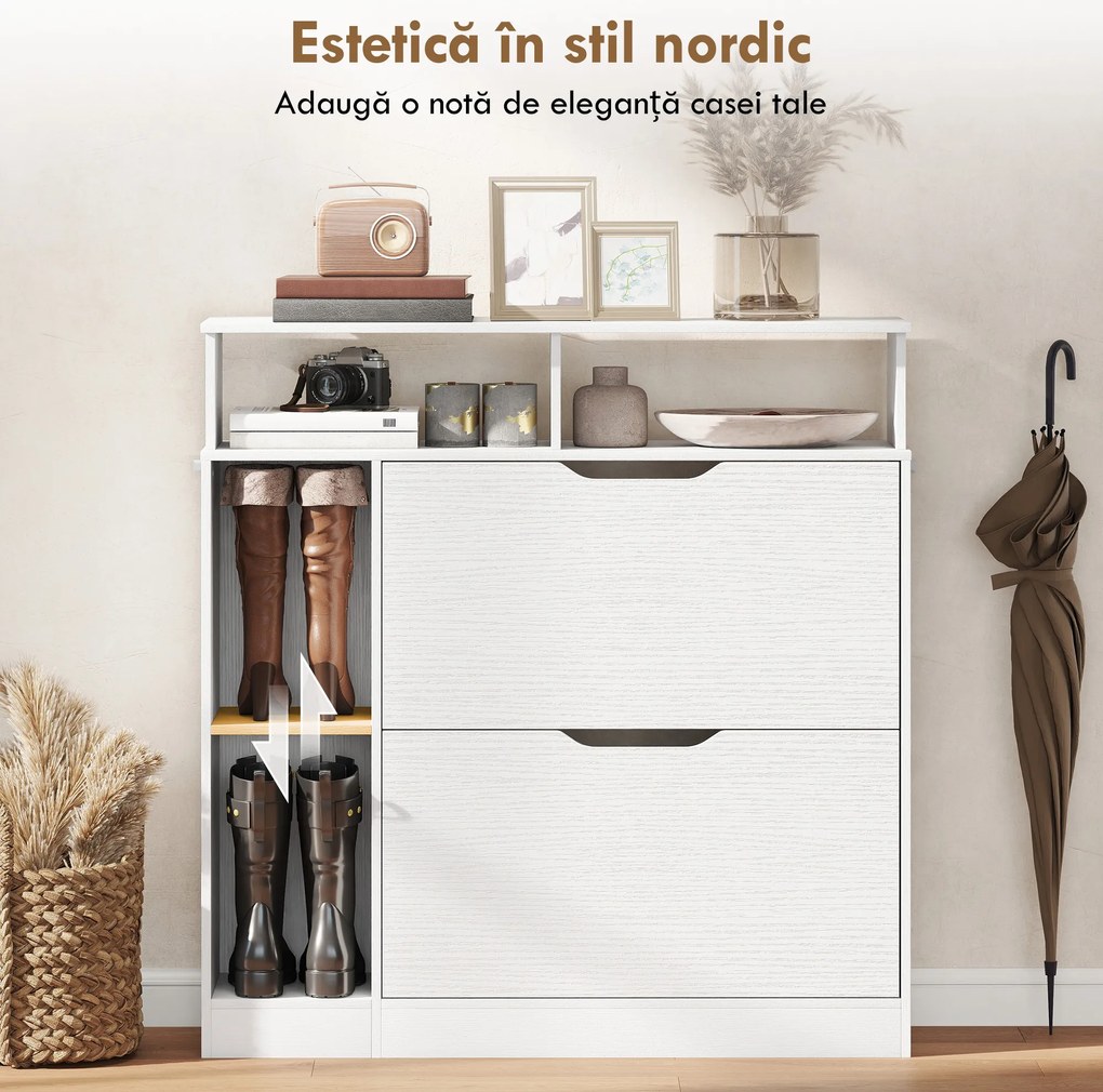 HOMCOM dulap pantofar | Aosom Romania