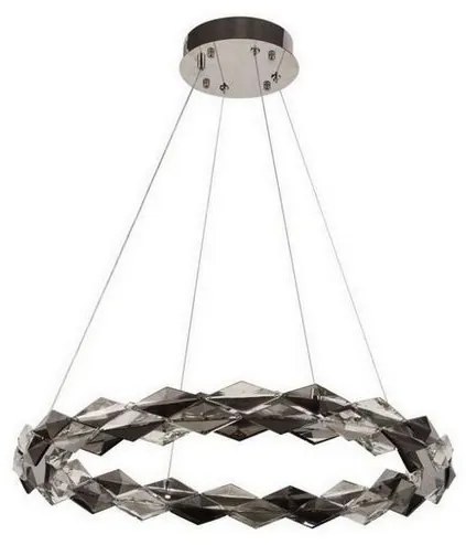 Lustră LED dimabilă pe cablu LED/40W/230V 3000-6500K crom + telecomandă