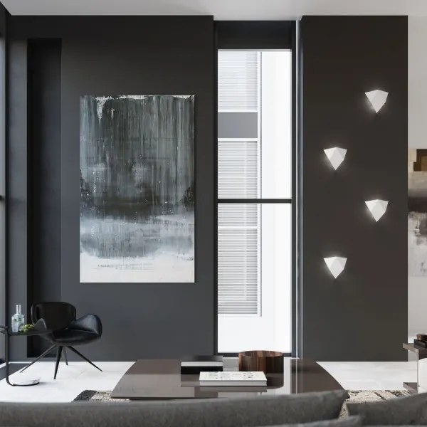 Aplică perete SOLIDO 2xG9/40W/230V alb