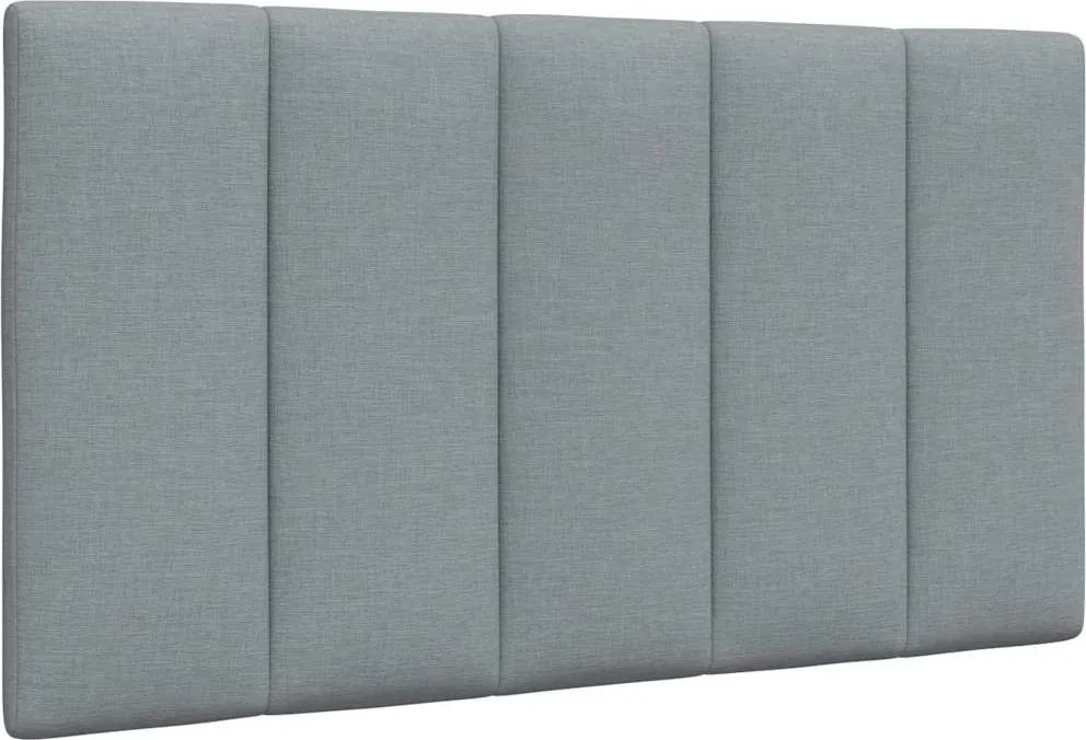 vidaXL Pernă tăblie de pat, Hanko, gri deschis, 80 cm, material textil