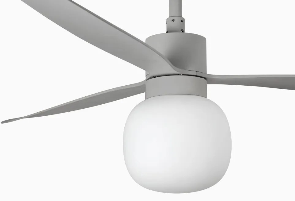 Lustra cu Ventilator si telecomanda AMELIA L BALL LED gri
