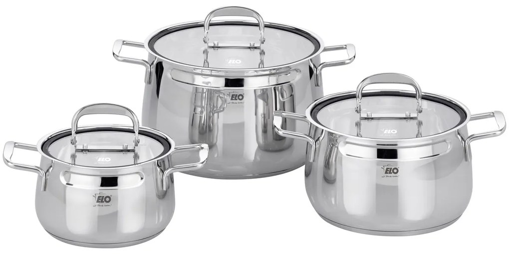 Elo 91003 Set de 3 oale din oțel inoxidabilMystery