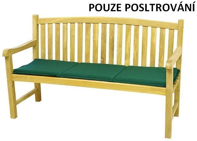 Perna pentru bancă de grădină cu trei locuri - verde
