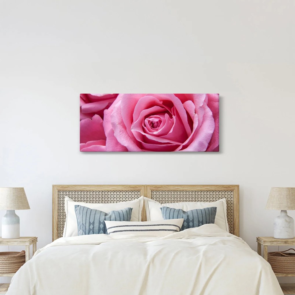 Tablou cu trandafir (120x50 cm)
