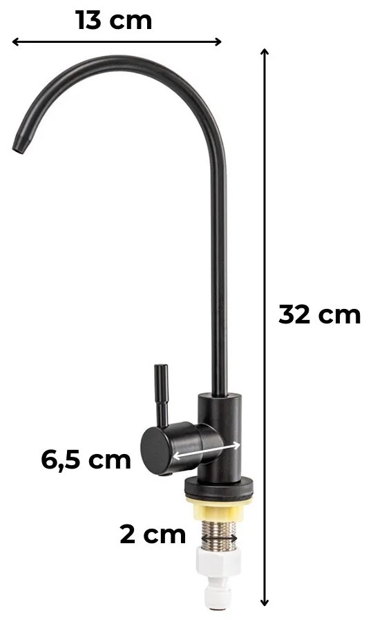 Robinet purificator de apă pentru tava de chiuvetă