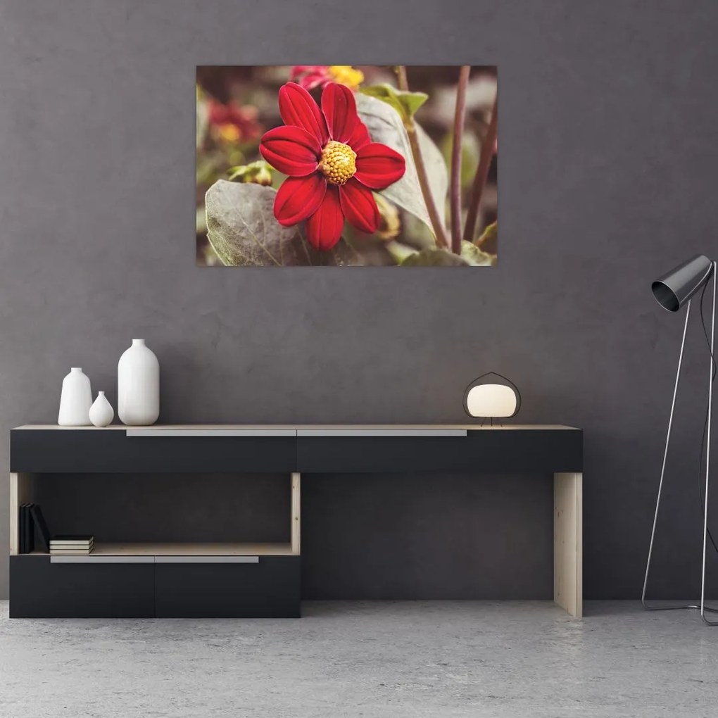 Tablou cu floare (90x60 cm)