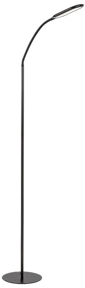 Rabalux 74009 - Lampă LED de podea Adelmo, reglabilă, LED 10W, 230V, negru