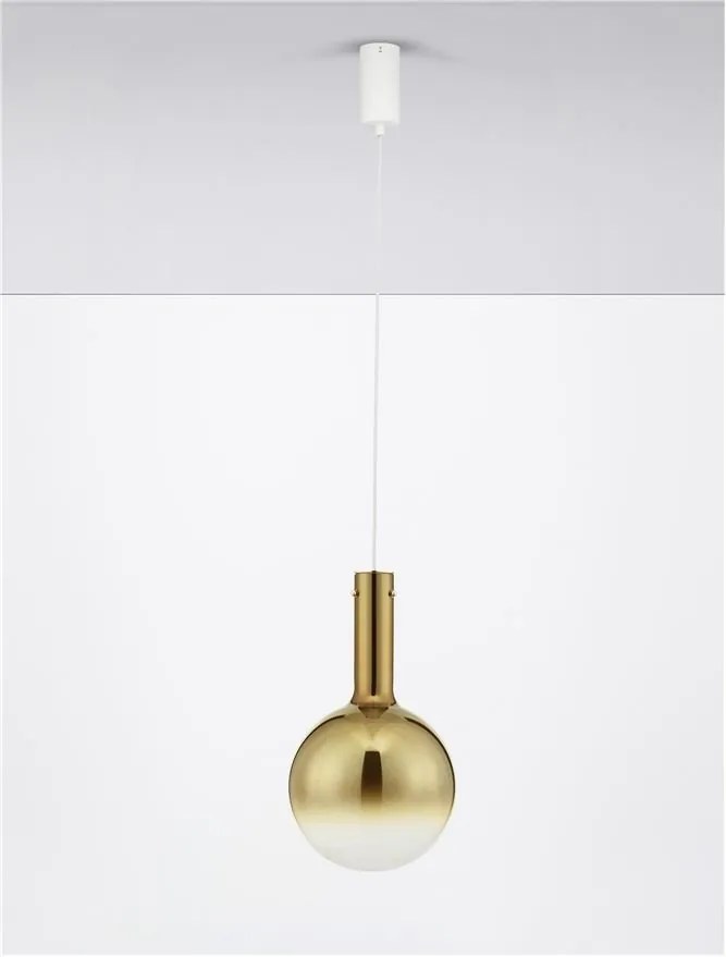 Pendul, Lustra design modern Entero auriu
