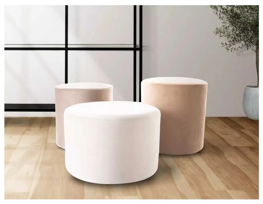 Taburet Caen A Velvet, crem