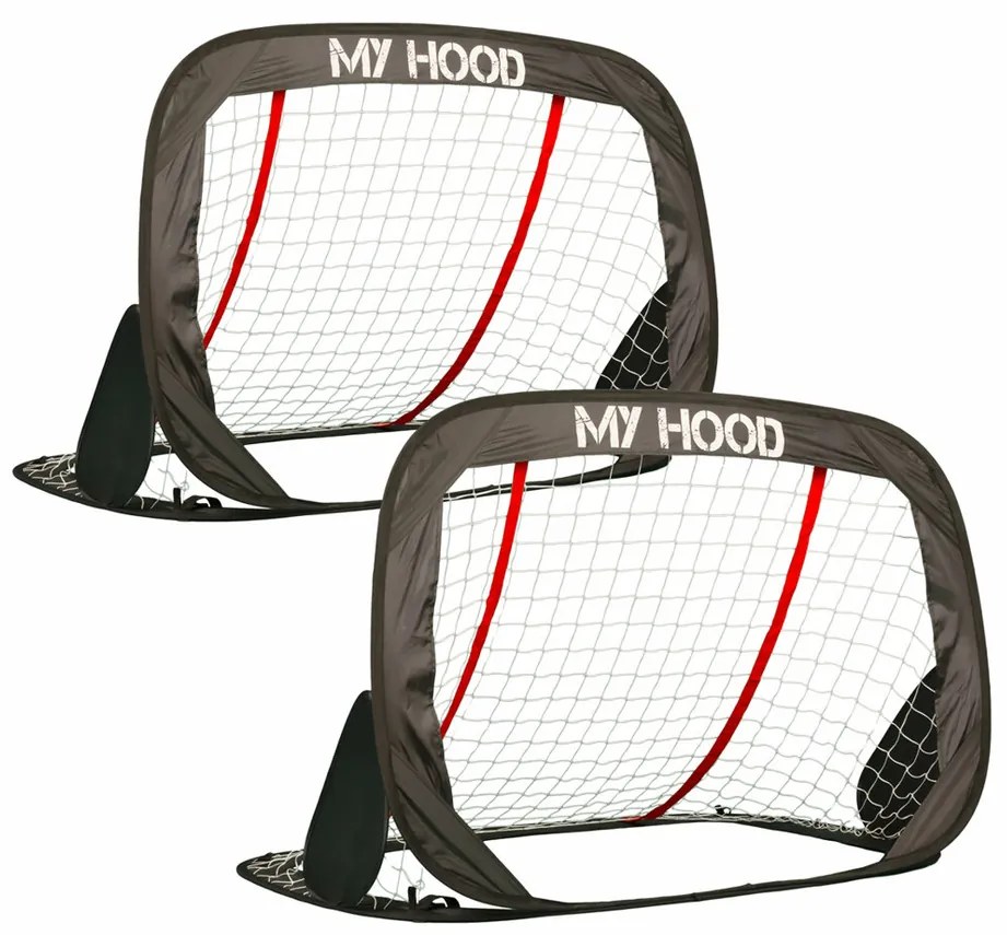 My Hood 302000 set porți de fotbal Pop-Up, 2bucăți, 120 x 80 x 80 cm