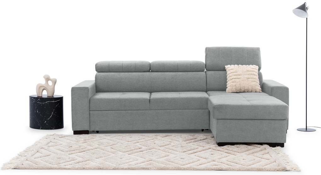 Colțar extensibil Modeno Mini universal stânga/dreapta - gri tricot Ado 1615 Dove