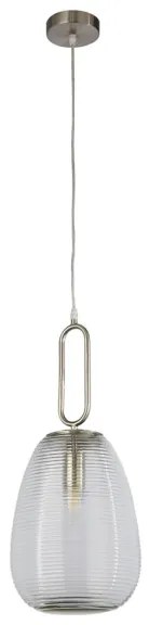 Lustră pe cablu ELIXIR 1xE27/60W/230V transparentă Searchlight 43581-1SN