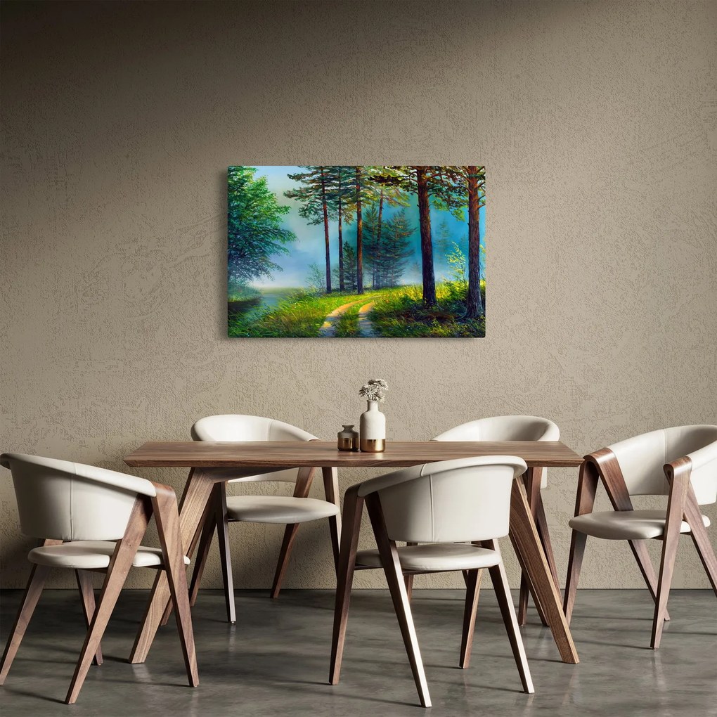 Tablou - Pictură în ulei de peisaj (90x60 cm)