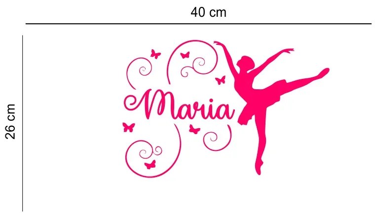 Sticker perete personalizat My Name Girl 18