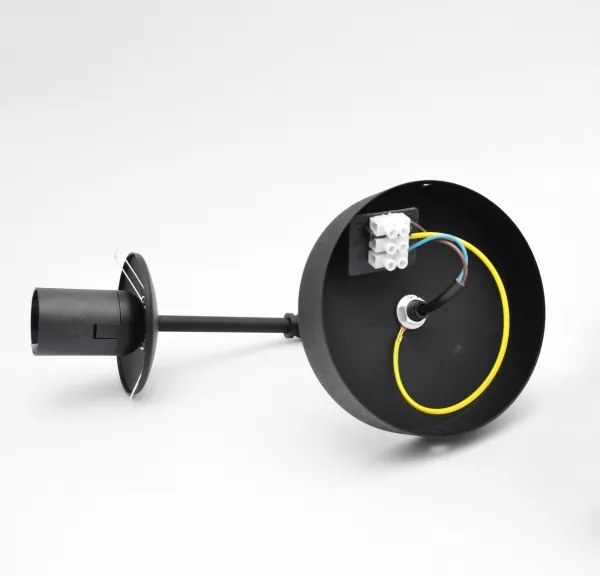 Lampă de perete MOON 1xE27/15W/230V negru