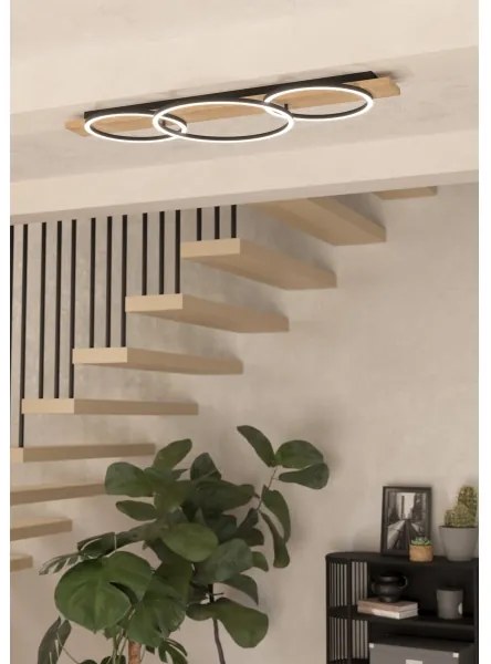 Plafonieră LED BOYAL 2xLED/12W/230V + LED/12W Eglo 99468