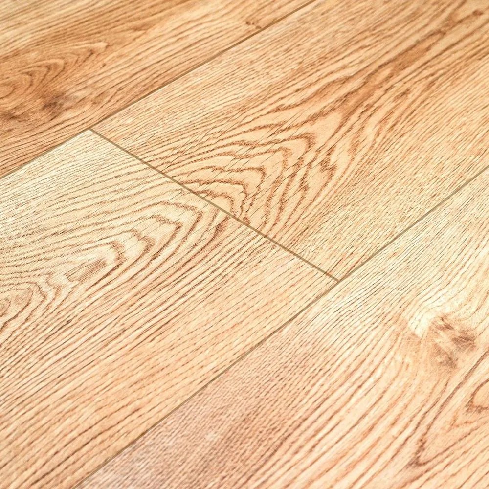 W-STEP pardoseală laminată, imitatie stejar deschis, 1220x200x8 mm, AC4