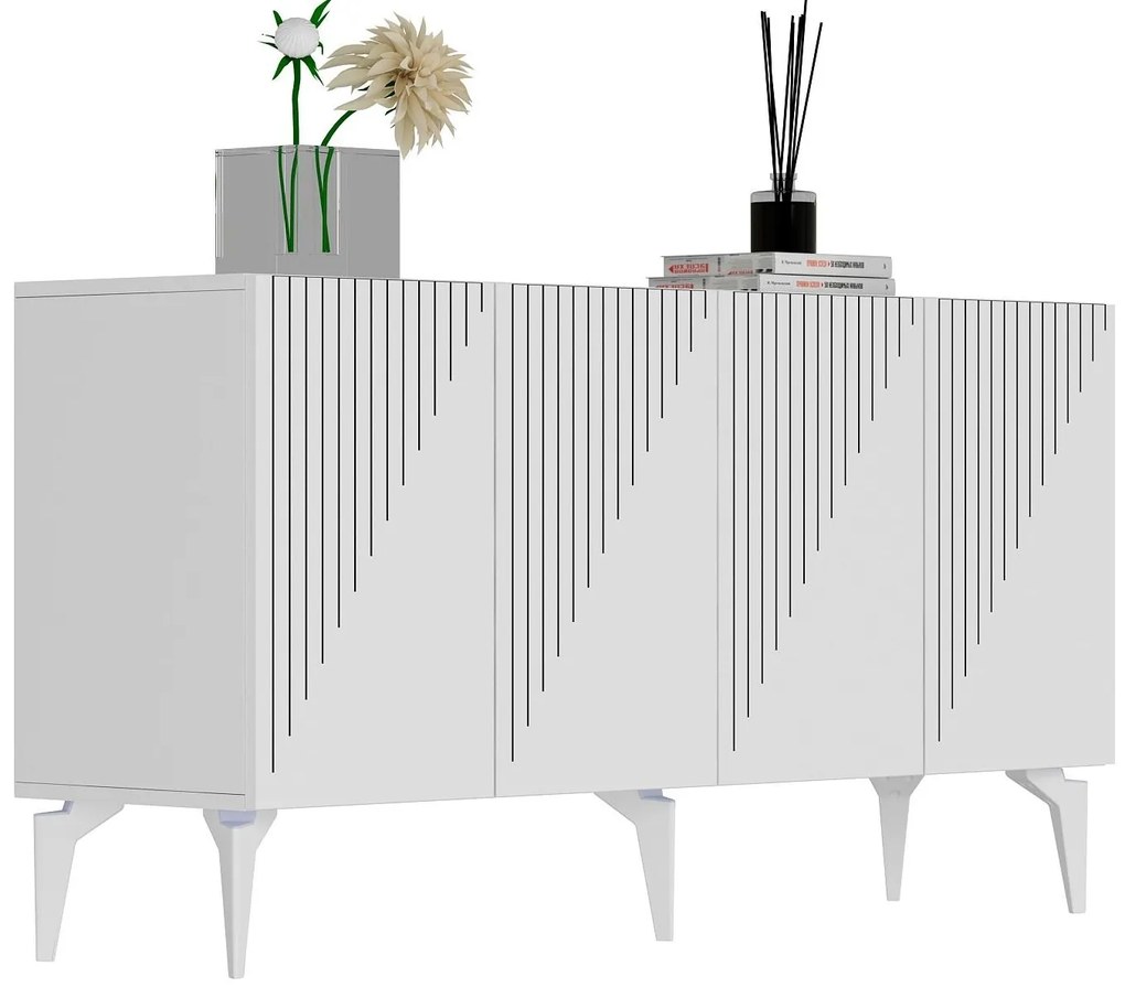 Dulap Tomune 2 (alb + negru) . 1093405