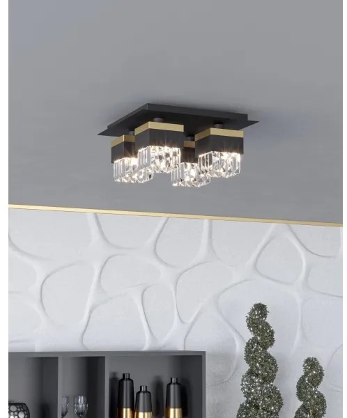 Plafonieră BARRANCAS 4xE14/40W/230V Eglo 900302