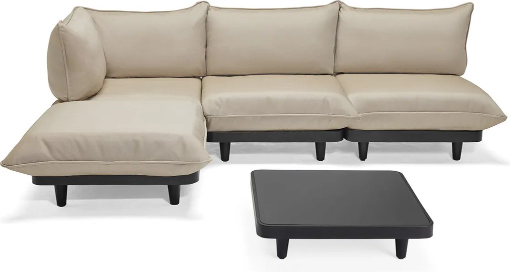 Set de grădină Paletti Large Royal cu masă, culori multiple - Fatboy Culoare: Brûlée