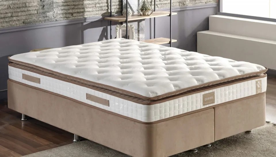 Saltea cu Arcuri Queen, 160x200 cm, Topper Inclus