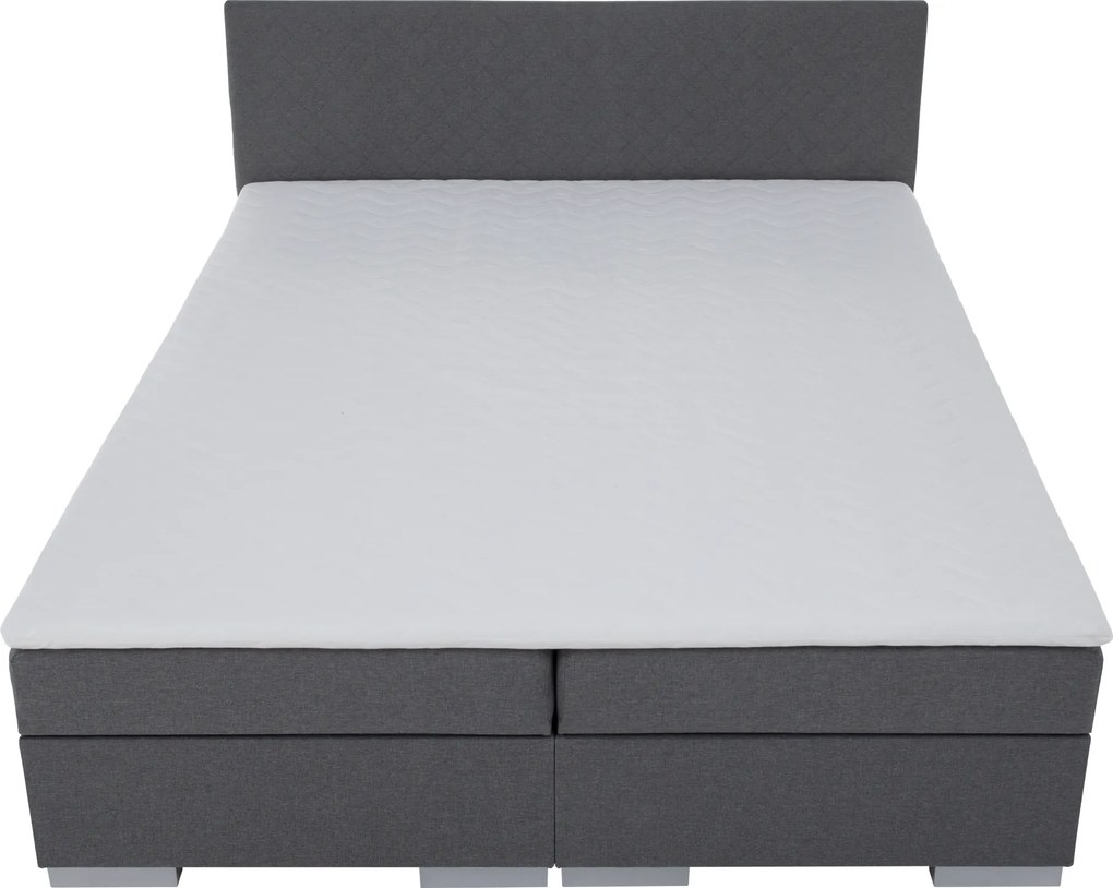 Pat Boxspring, gri, 160x200, ADARA