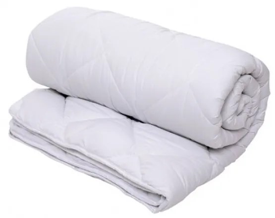 Pilota 4 Anotimpuri Alcam, microfibra, Alb, 140 X 200 cm, 250 g + 150 g