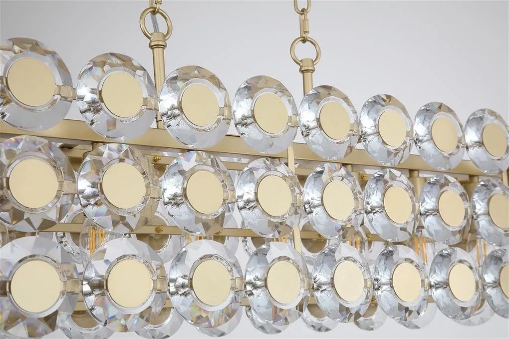 Lustra suspendata ovala design elegant Belle 8LT