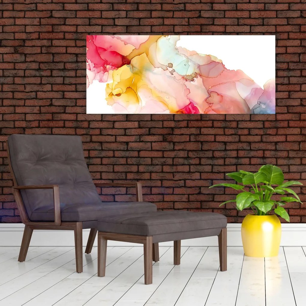 Tablou - Abstract din cerneală (120x50 cm)