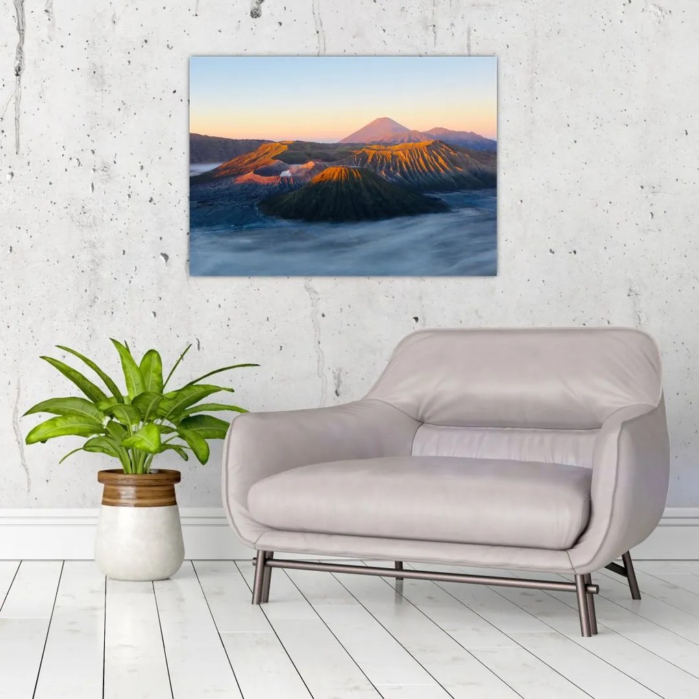 Tablou cu muntele Bromo în Indonesia (70x50 cm)