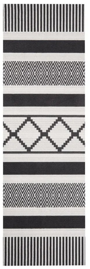 Covor de bucătărie / traversă Zala Living Cook &amp; Clean Urban, 45 x 140 cm, negru-gri