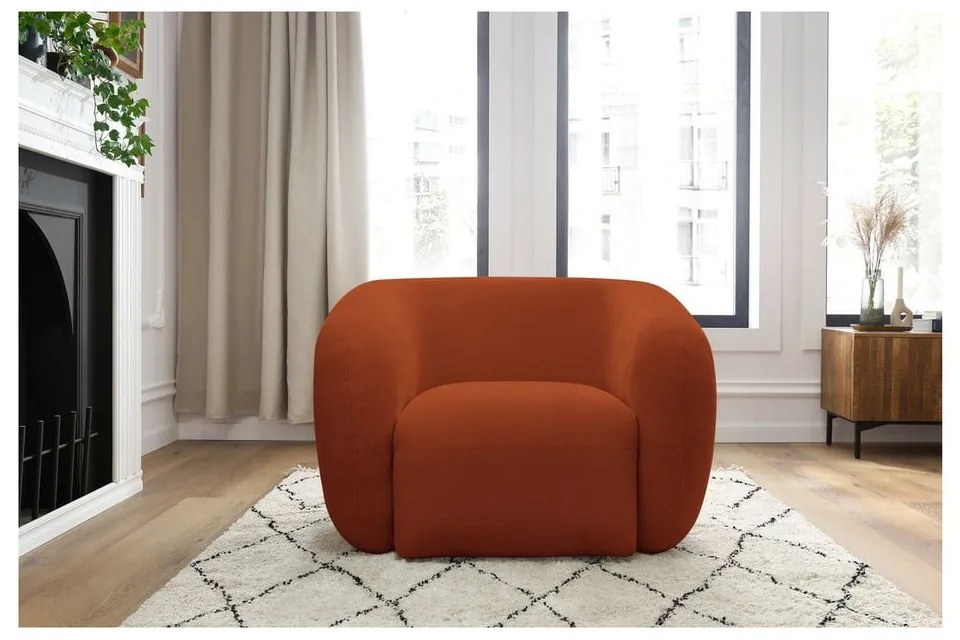 Fotoliu portocaliu Celine – Bobochic Paris