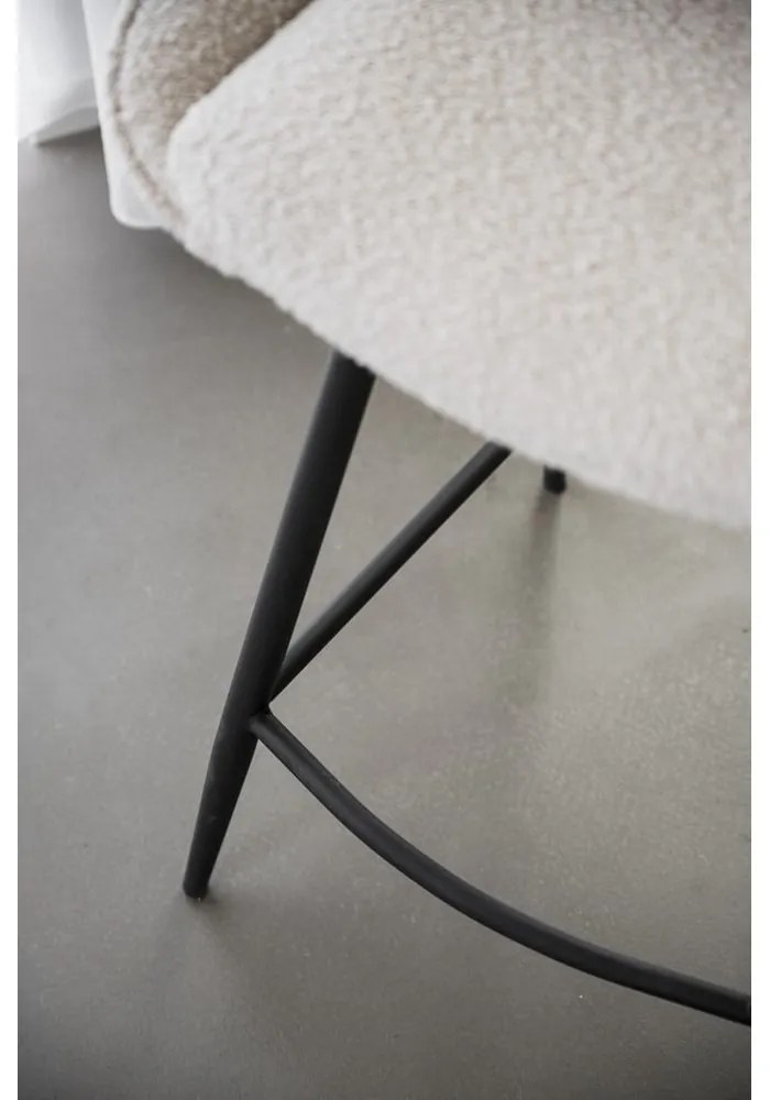 Scaune de bar bej 2 buc. (înălțime șezut 67 cm) Sierra – Rowico