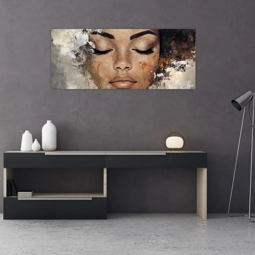 Tablou - Portret de femeie (120x50 cm)