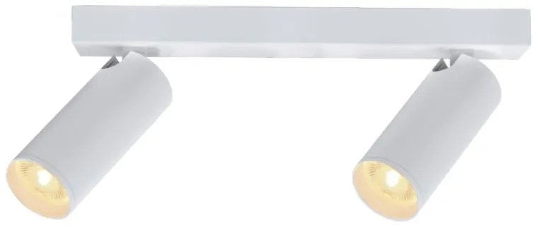Plafoniera cu 2 spoturi GU10 directionabile NAZARE alb