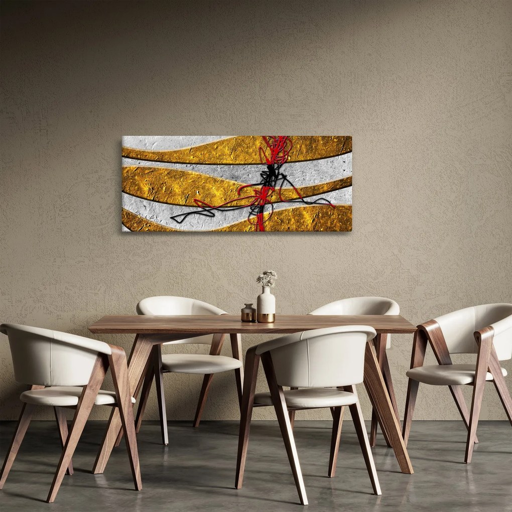 Tablou abstract (120x50 cm)