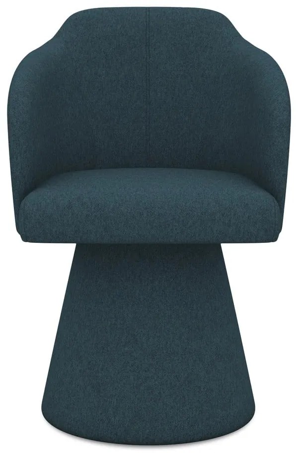 Scaun de sufragerie petrol tapițat Kanoa – Makamii