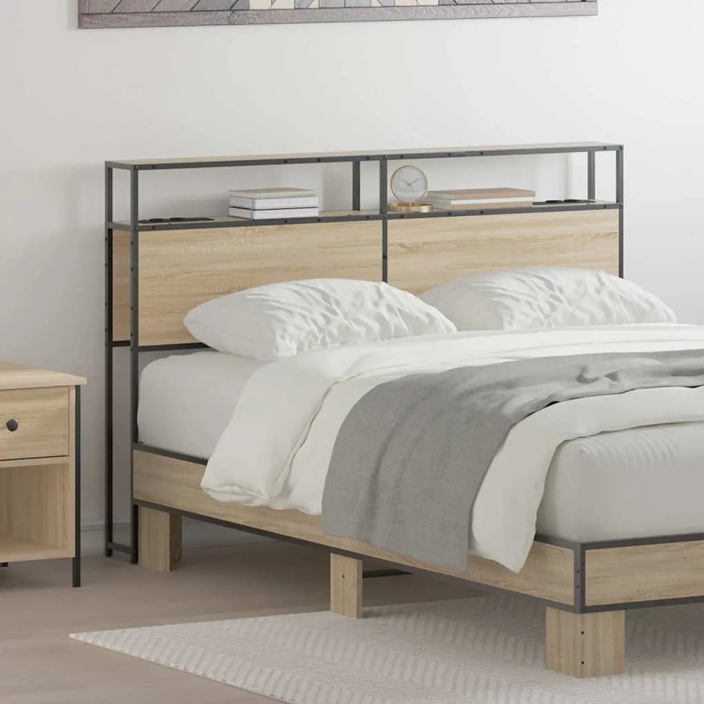 vidaXL Tăblie de depozitare Stejar sonoma 160 cm Lemn compozit