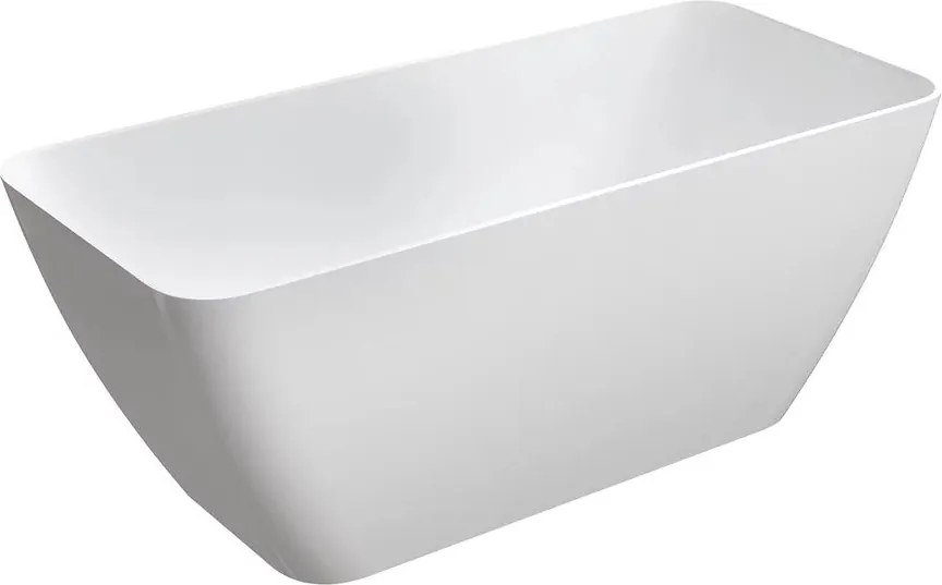 Cada freestanding Omnires Parma M+ alb  159x71 cm