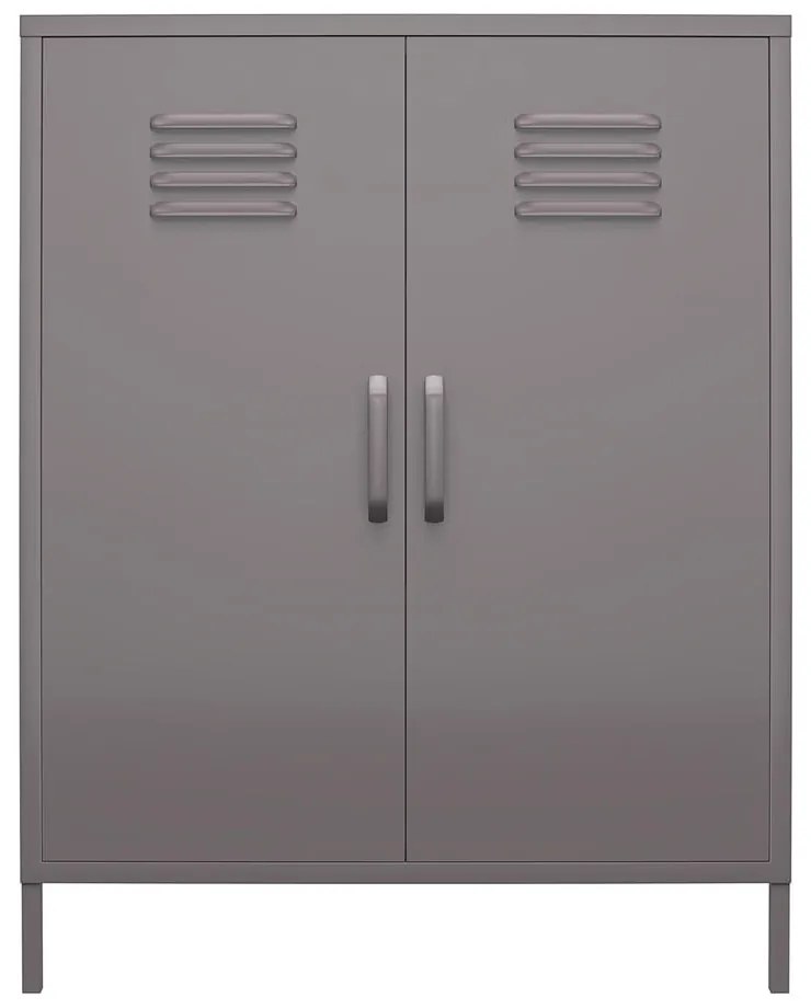 Dulap gri din metal 80x102 cm Bradford – Støraa