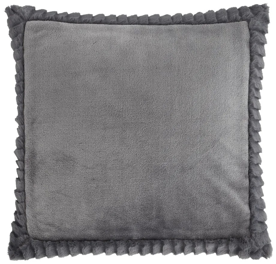 Pernă decorativă 55x55 cm Velvet and Faux Fur – Catherine Lansfield