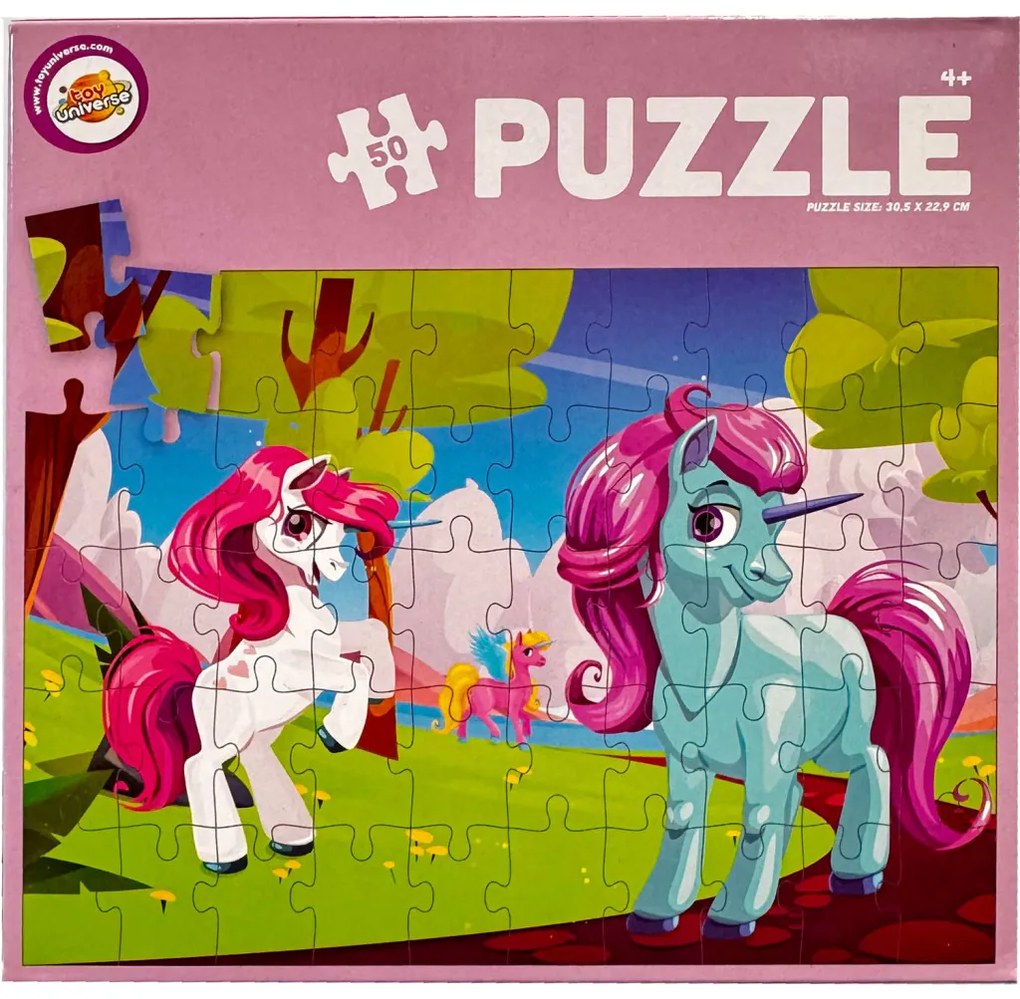 Unicorn Stroll puzzle cu 50 de piese
