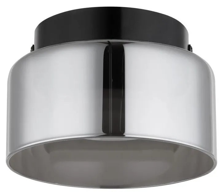 Plafonieră LED Globo 16055DS HIGGINS 1xGX53/6W/230V d. 13 cm negru