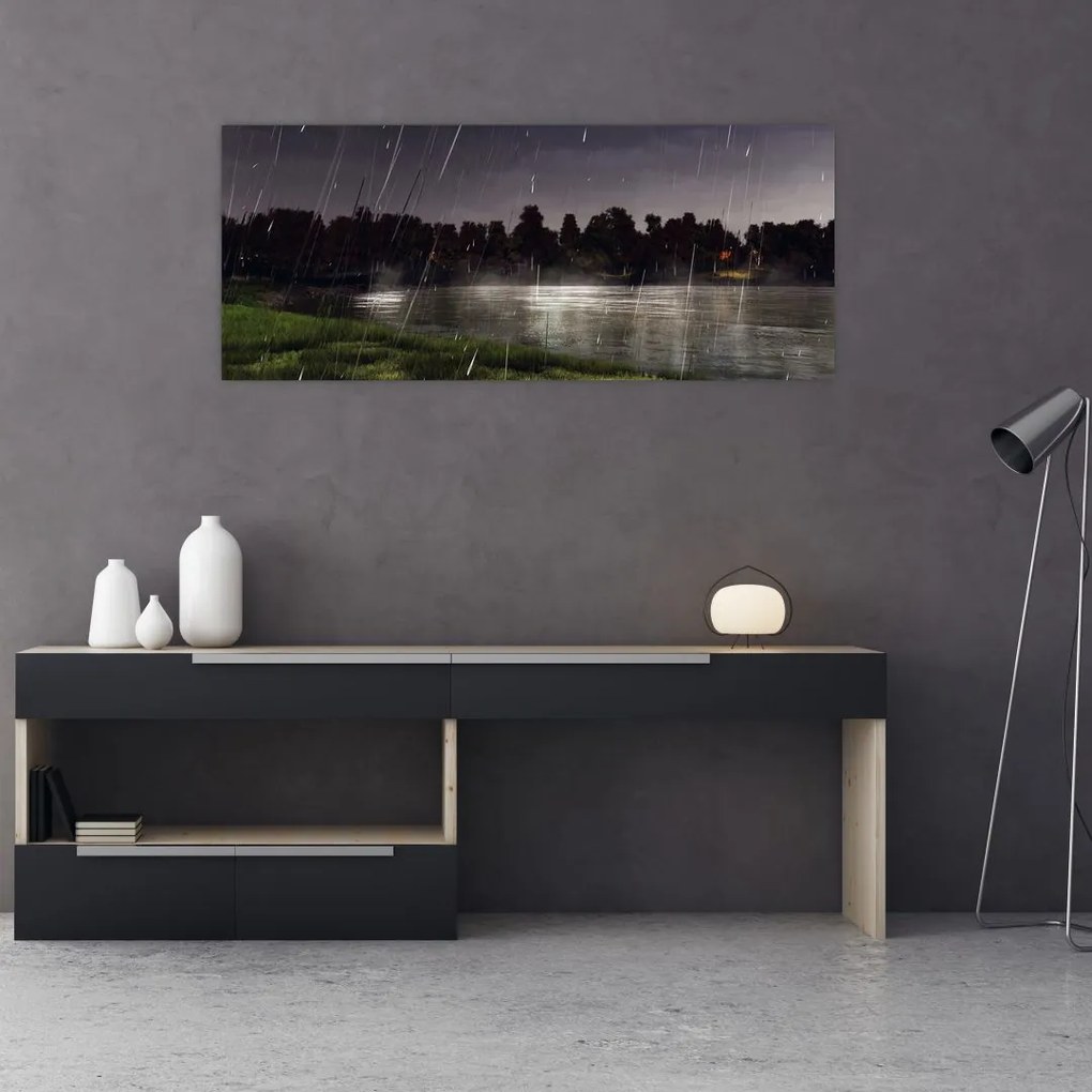 Tablou - Seara ploioasă (120x50 cm)