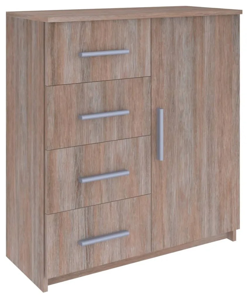 340245 vidaXL Servantă, stejar sonoma gri, 79x35x88 cm, lemn prelucrat