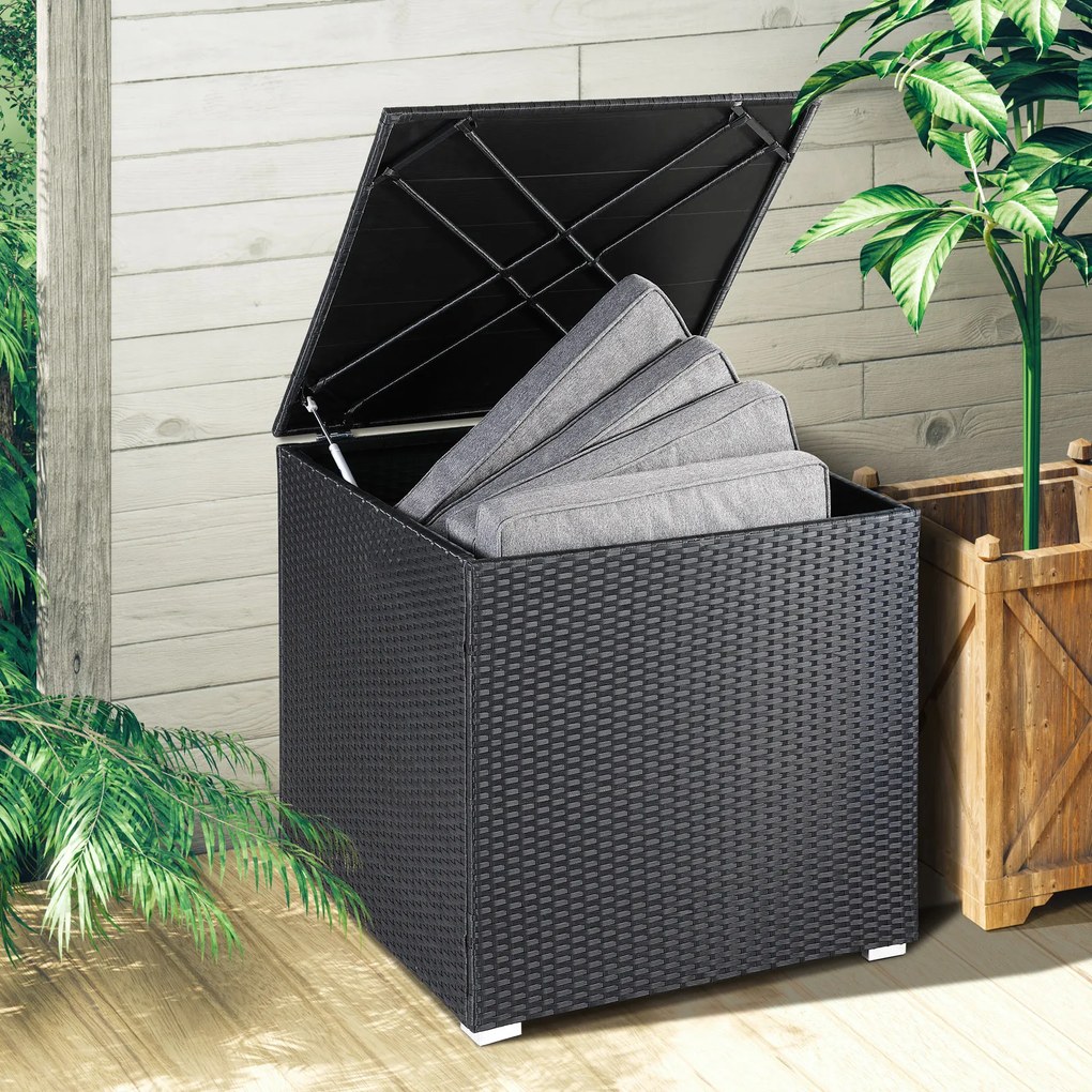 Deuba Cutie depozitare 75x75x70cm - neagra