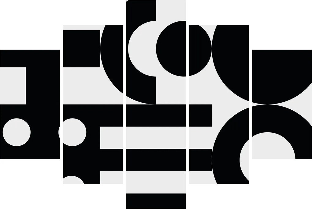 Tablou - Abstracție geometrică N⁰3 (150x105 cm)